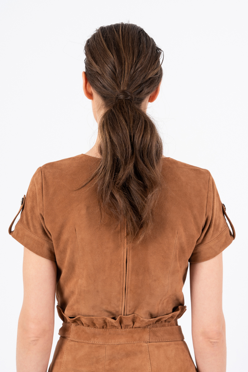 Suede Blouse