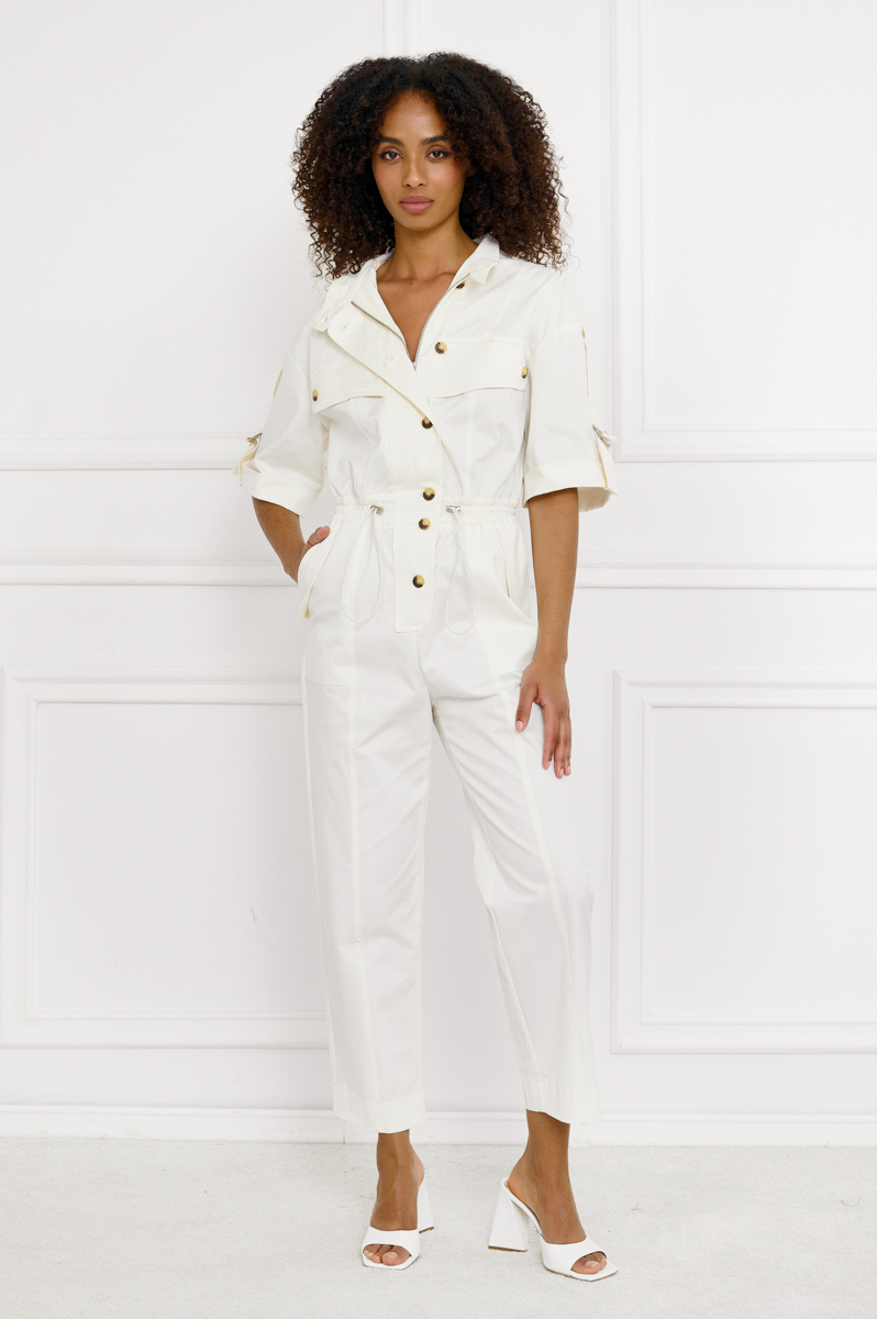 Cotton-blend Jumpsuit