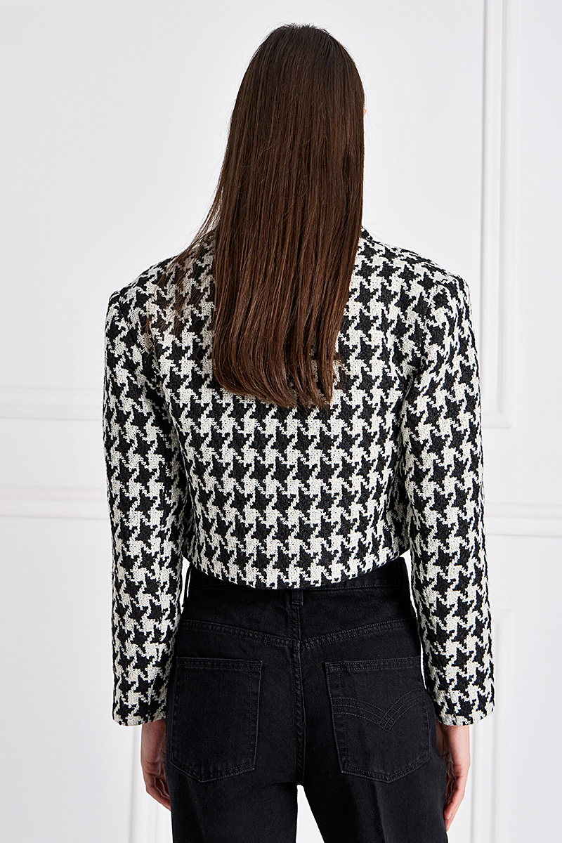 Single-breasted Cropped Blazer