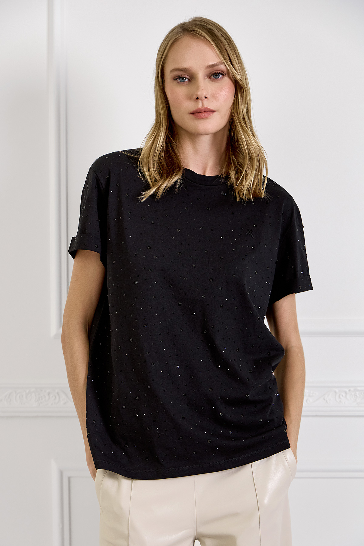 Embellished sales t shirt