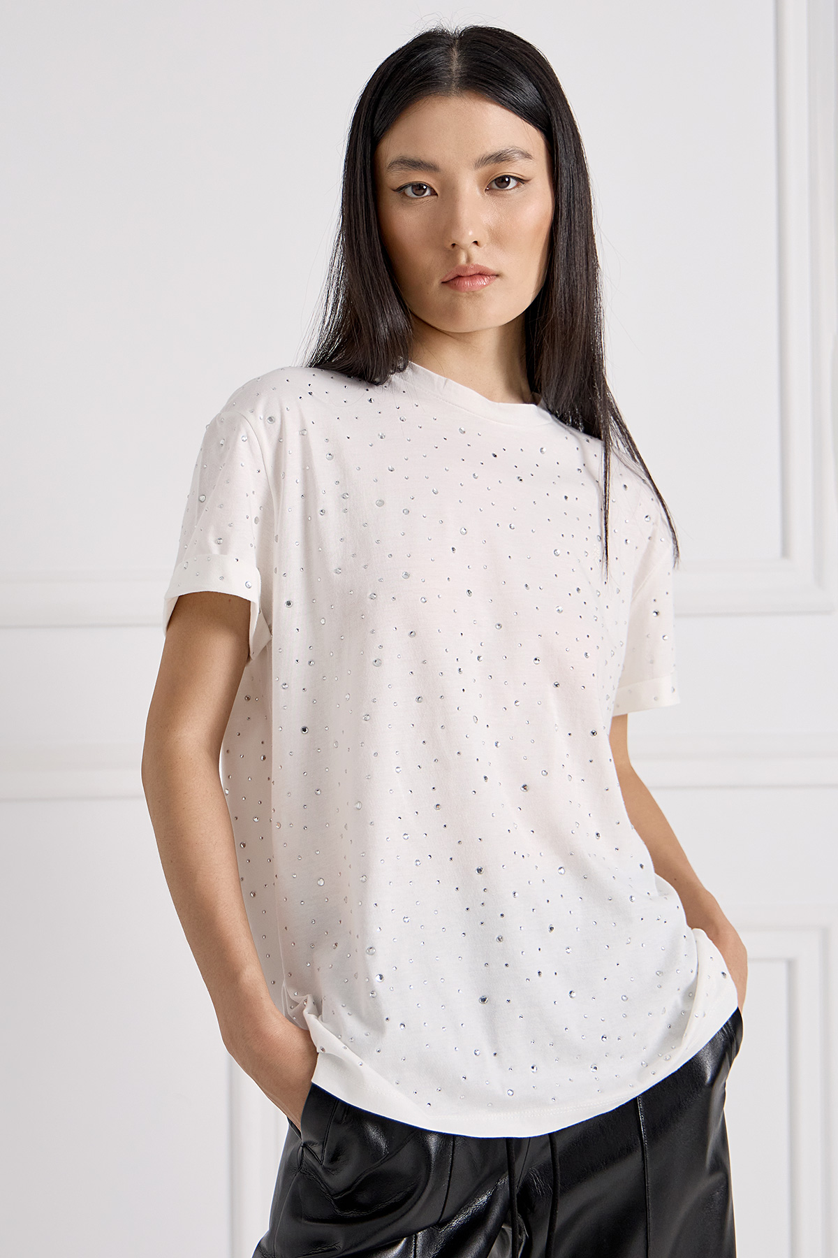 Embellished sales t shirt