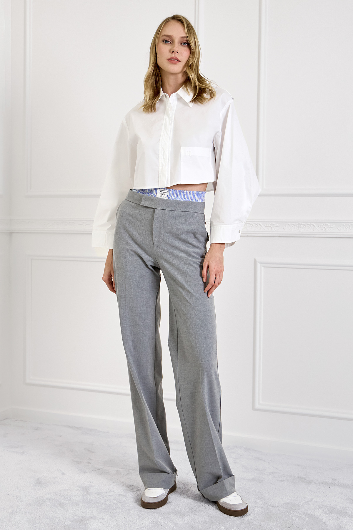 Contrast Boxer Trousers
