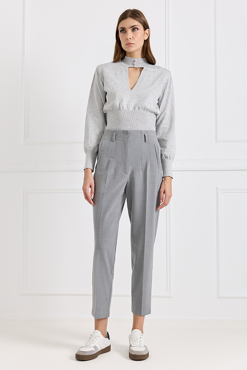 High-Waist Trousers