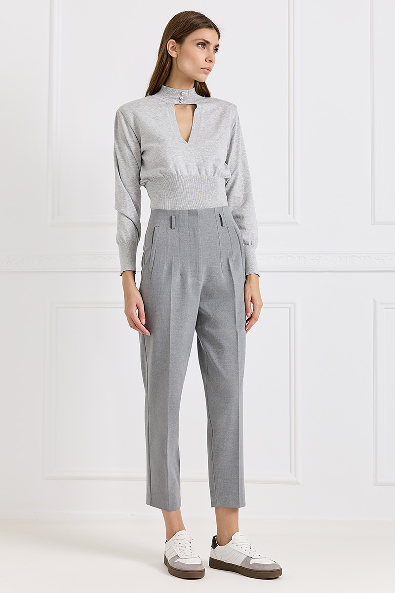 High-Waist Trousers