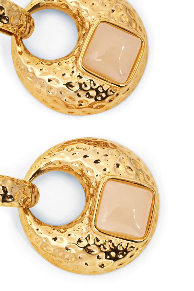 EARRINGS WITH RESIN