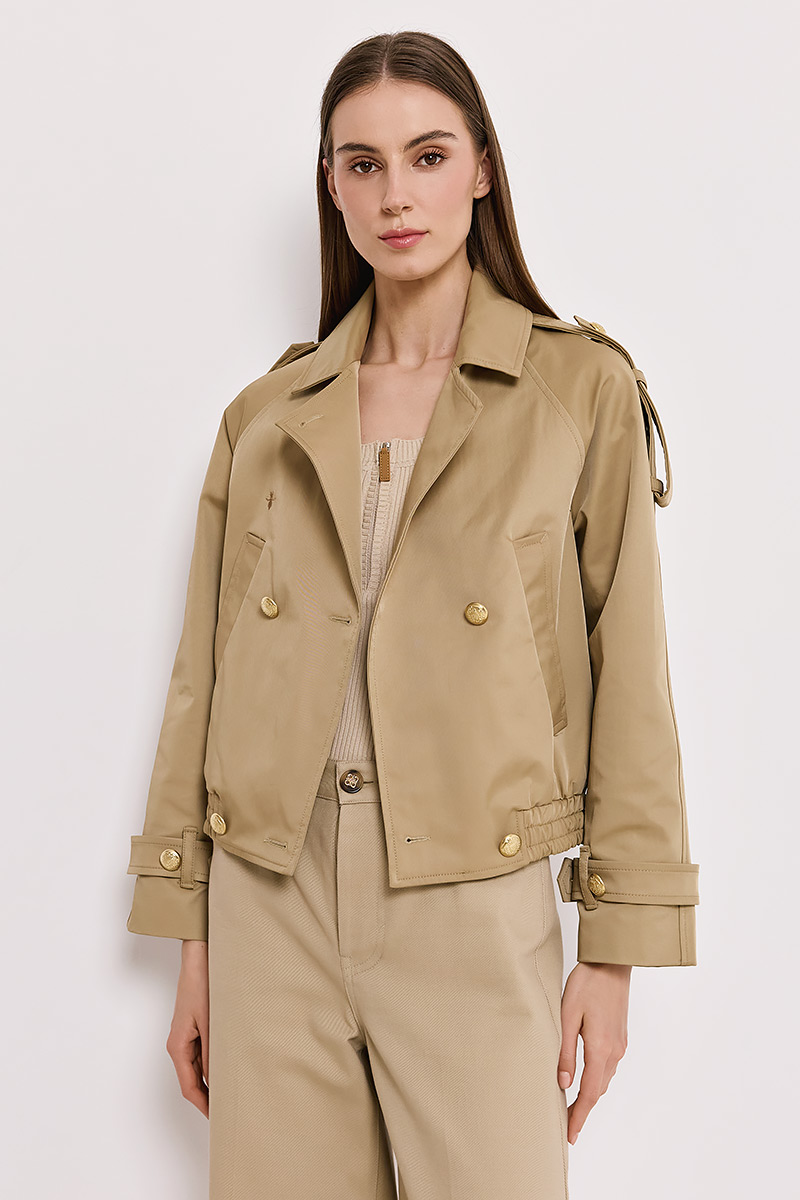 BOMBER JACKET WITH EPAULETTES