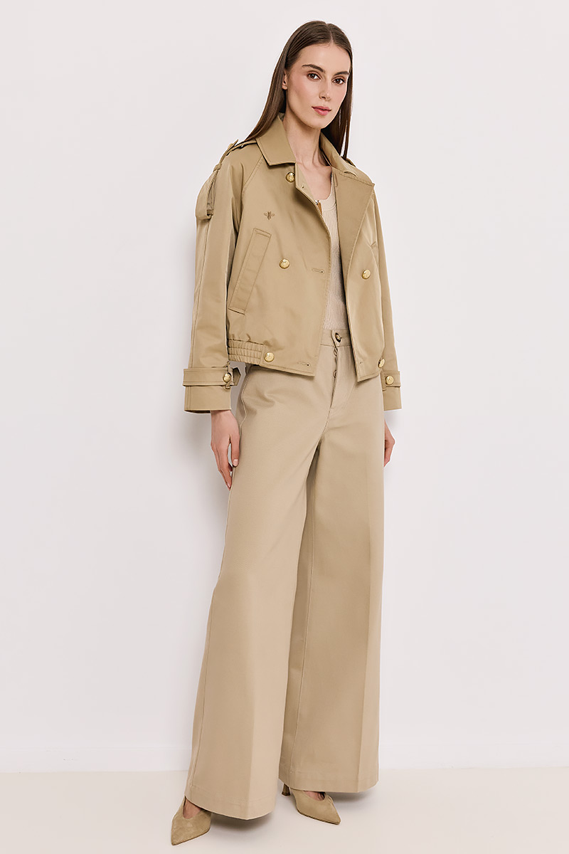BOMBER JACKET WITH EPAULETTES