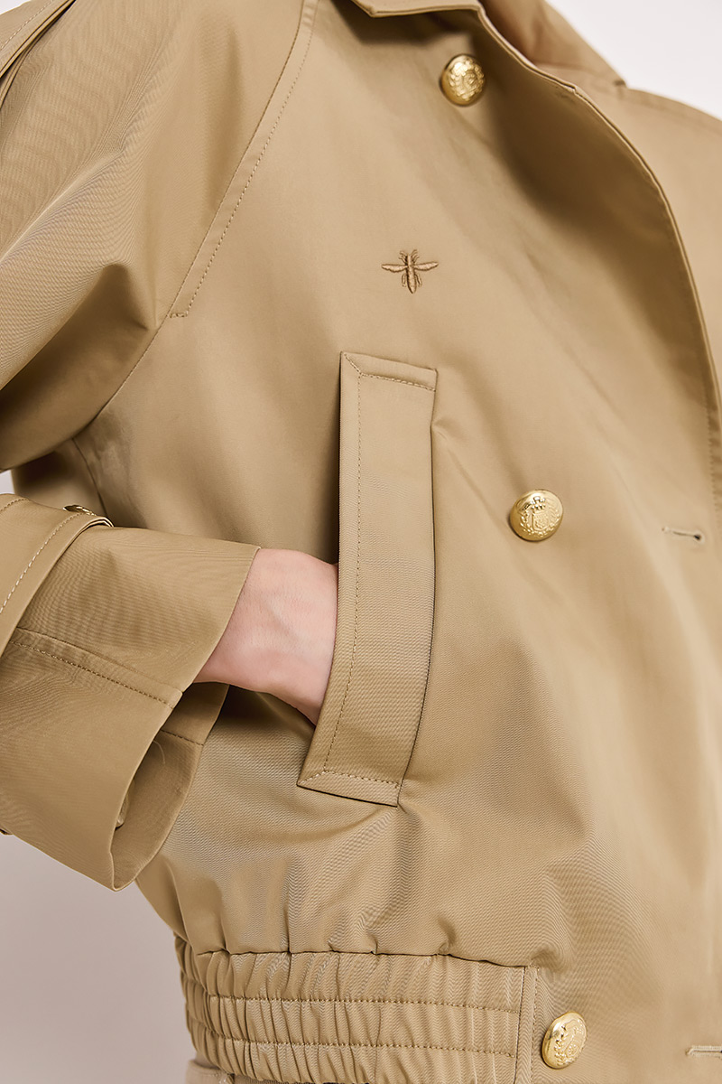 BOMBER JACKET WITH EPAULETTES