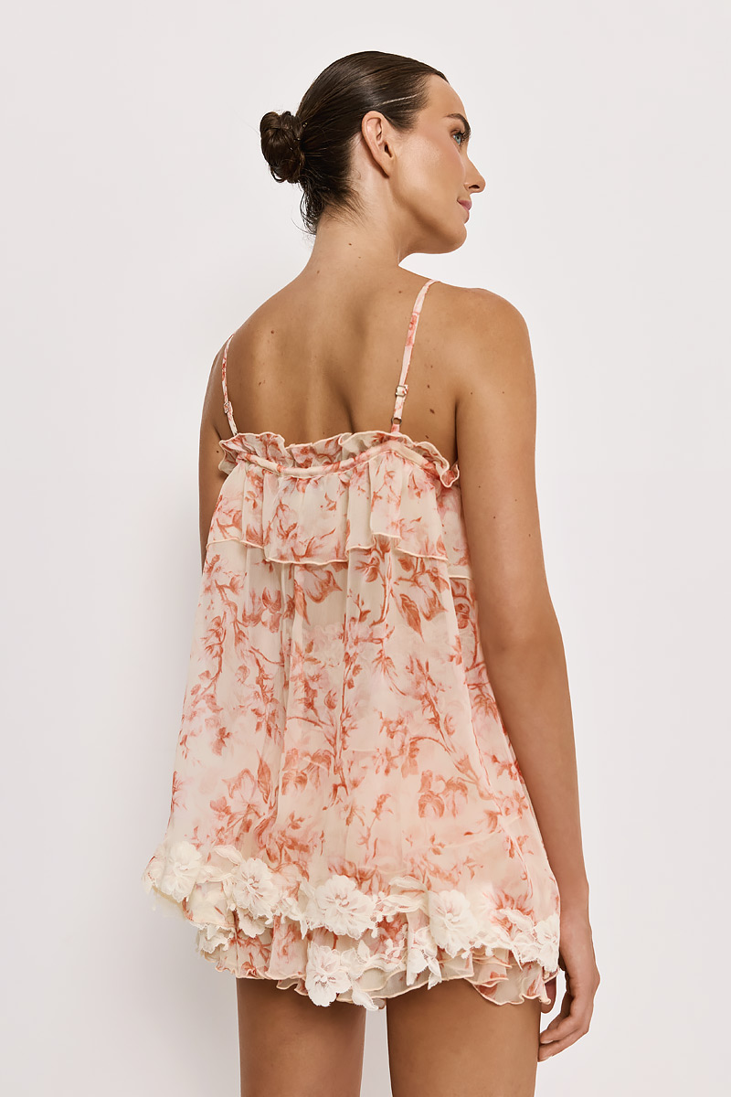EMBROIDERED SILK BLOUSE