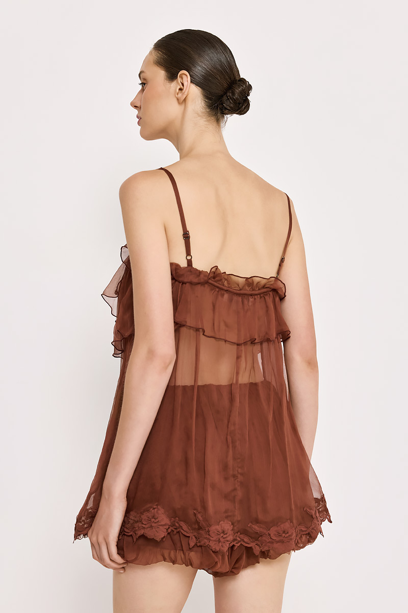 EMBROIDERED SILK BLOUSE