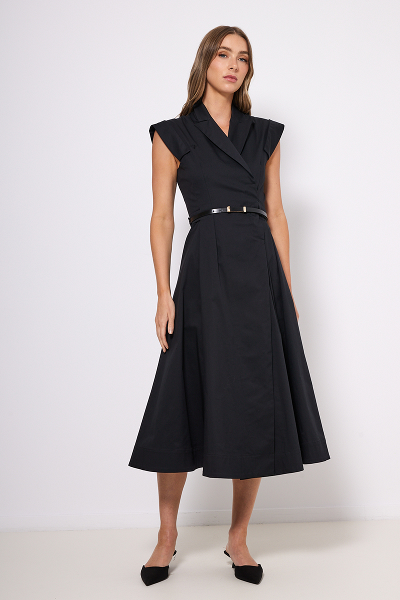 MIDI DRESS WITH DRESS