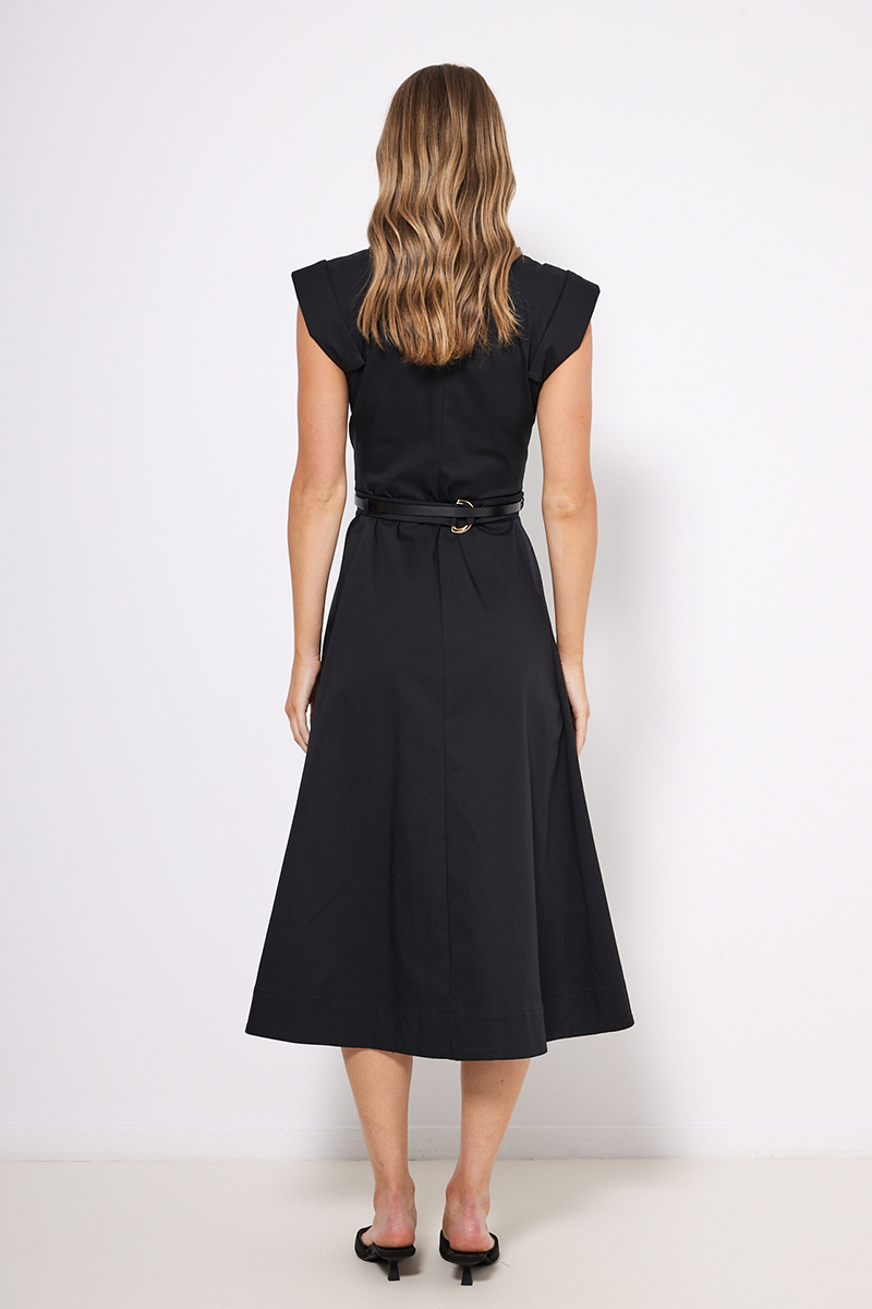 MIDI DRESS WITH DRESS