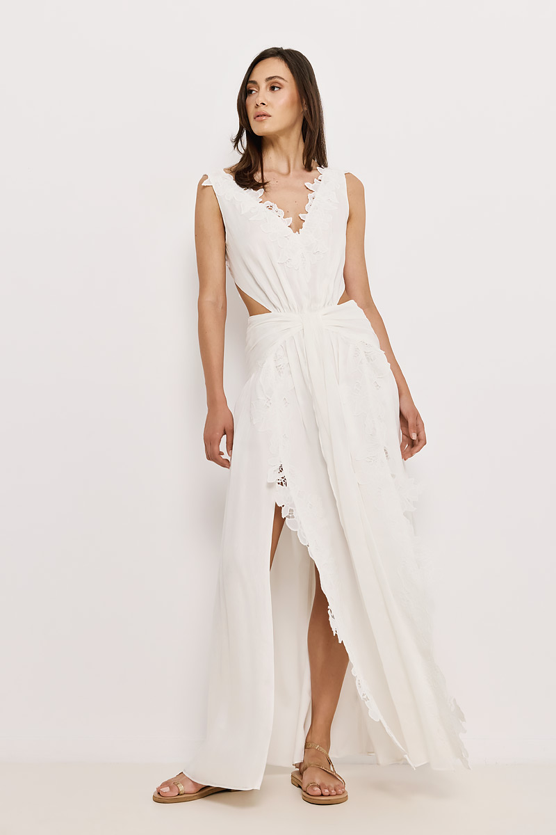MAXI DRESS WITH SIDE CUT-OUTS