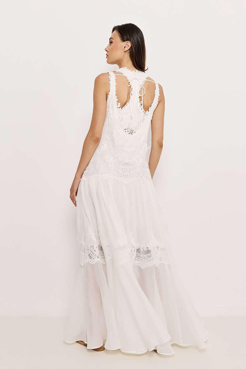MAXI DRESS WITH LACE