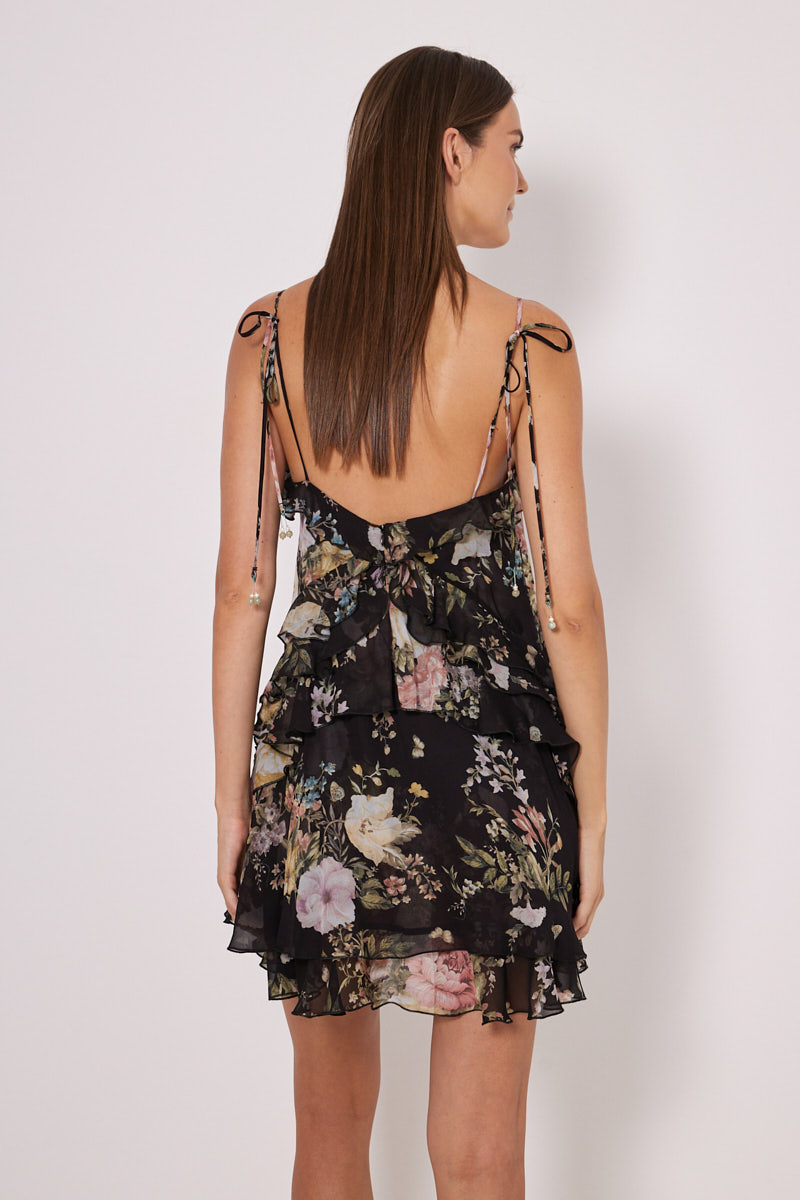 PRINTED MINI DRESS