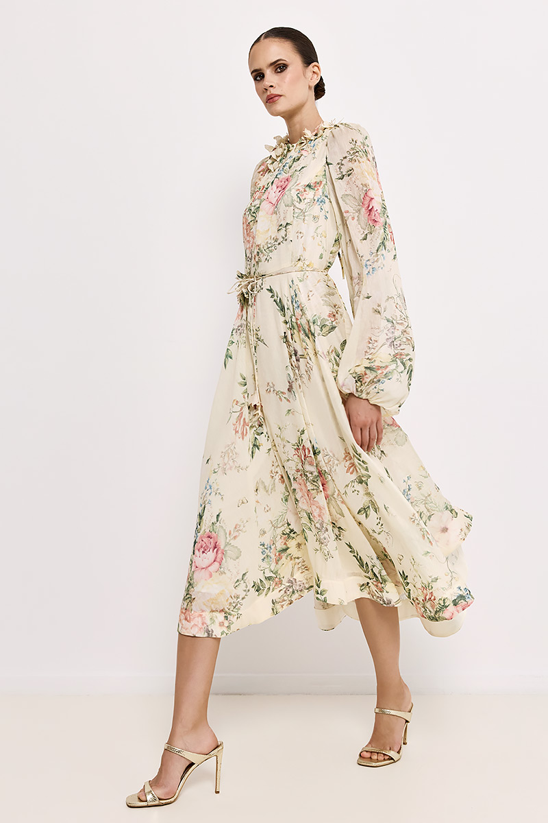 MIDI FLORAL DRESS