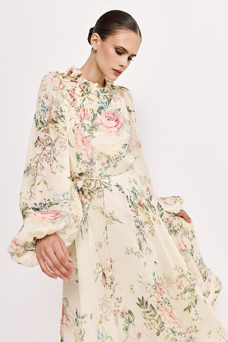 MIDI FLORAL DRESS