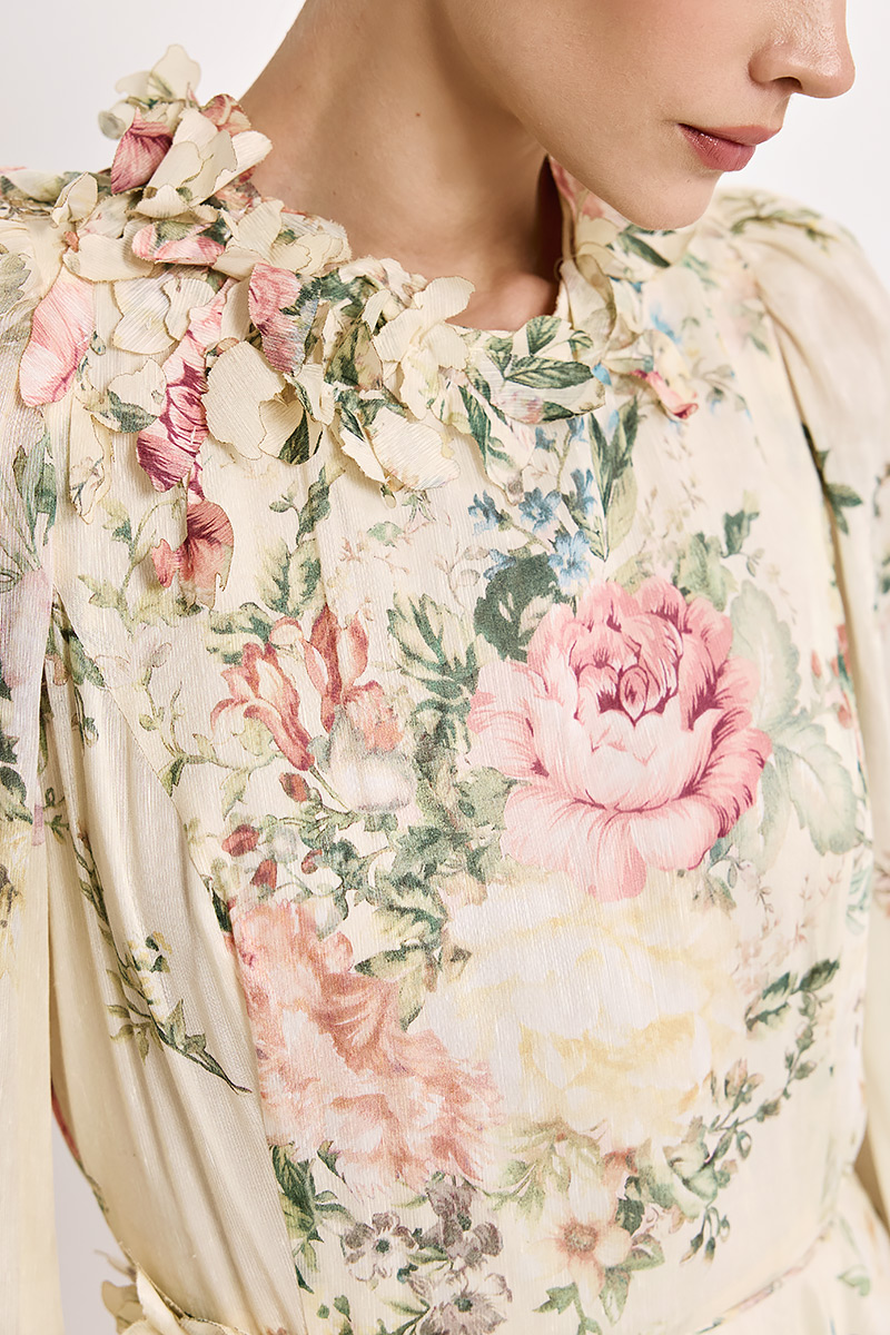 MIDI FLORAL DRESS
