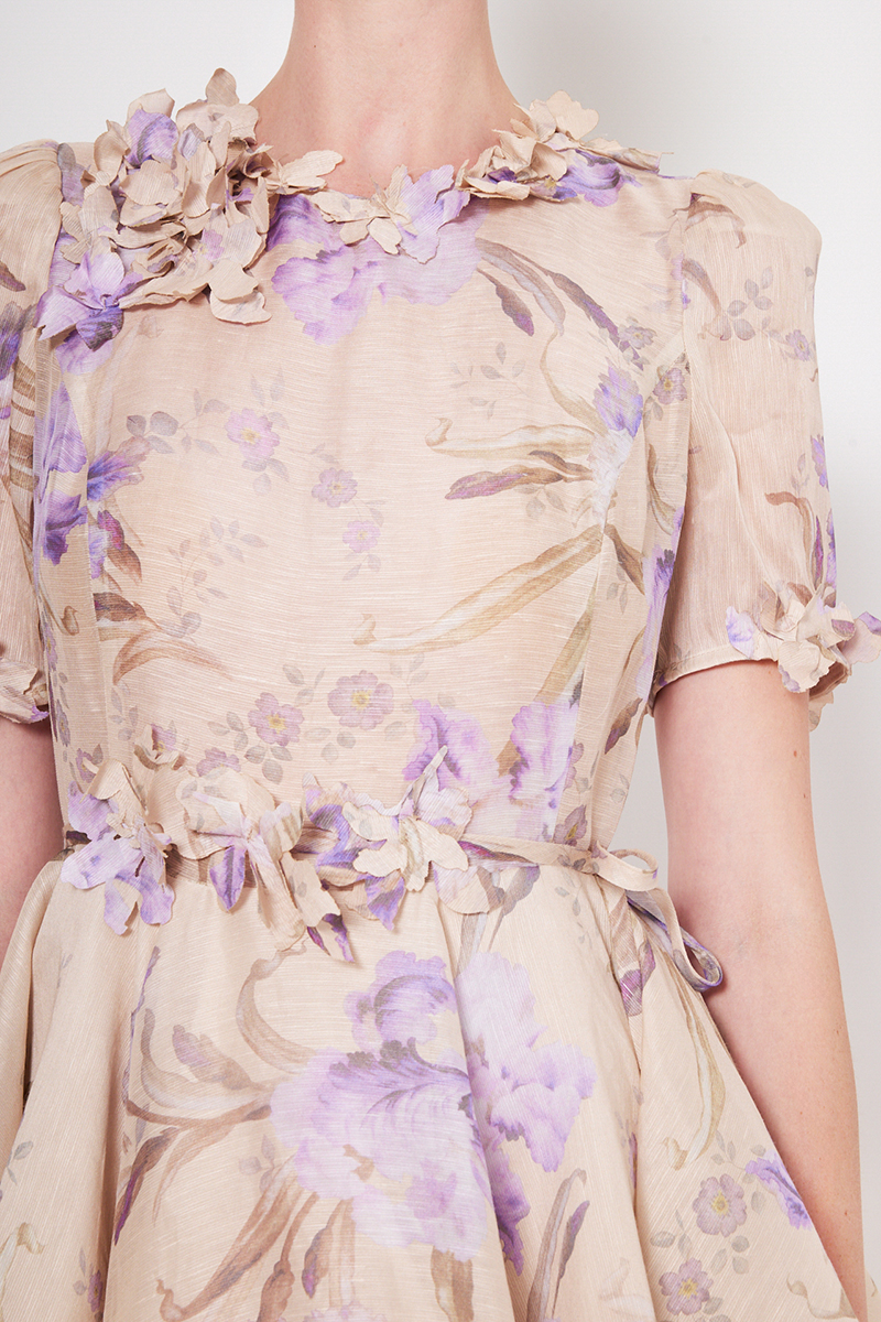 MINI DRESS WITH SHORT SLEEVES