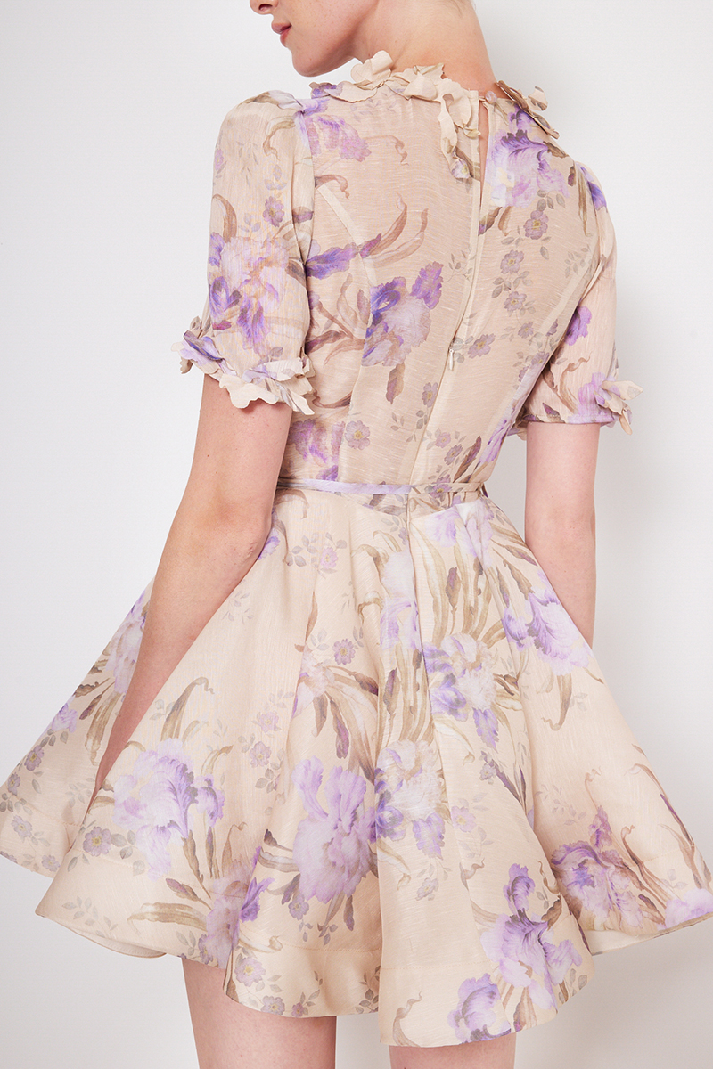 MINI DRESS WITH SHORT SLEEVES
