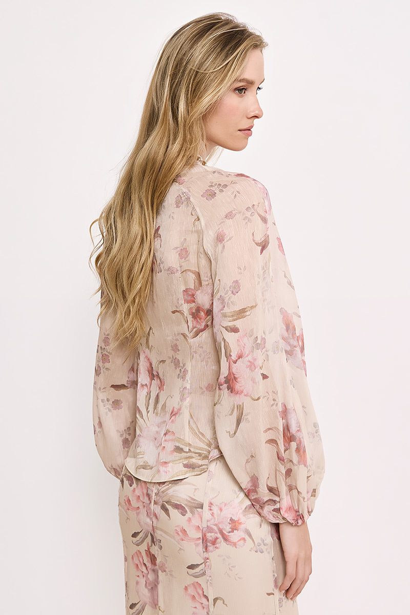 SHIRT WITH EMBROIDERED CRYSTALS