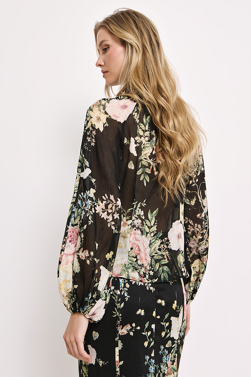 SHIRT WITH EMBROIDERED CRYSTALS