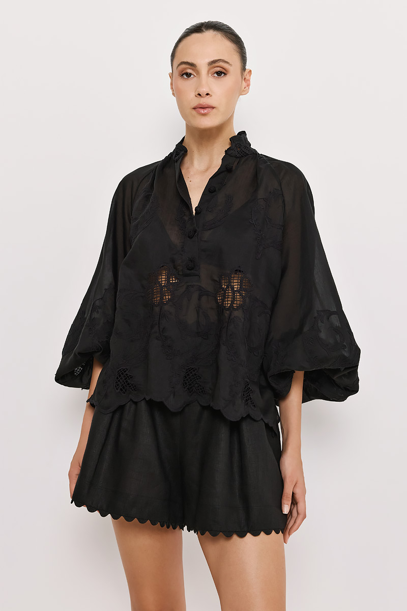 OVERSIZED EMBROIDERED SHIRT