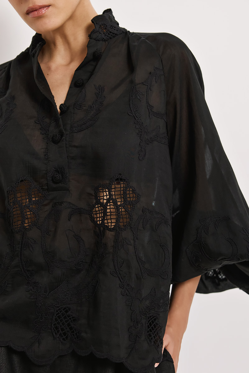 OVERSIZED EMBROIDERED SHIRT