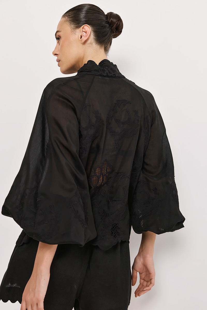 OVERSIZED EMBROIDERED SHIRT