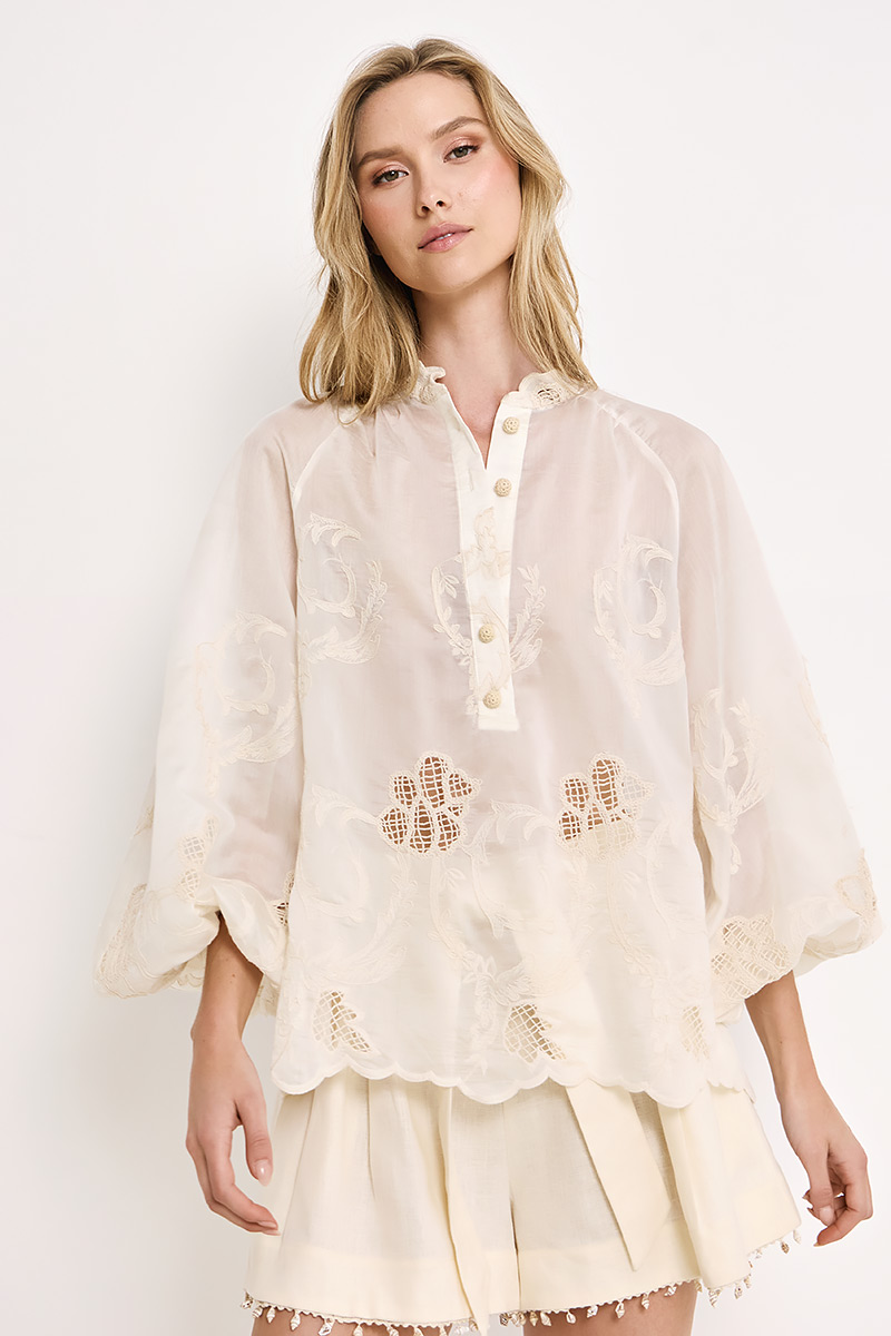 OVERSIZED EMBROIDERED SHIRT