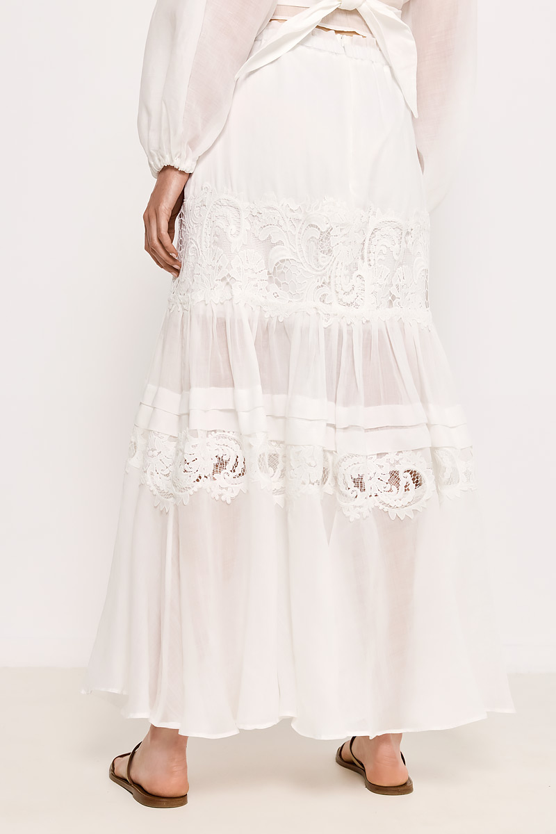 MAXI LINEN SKIRT