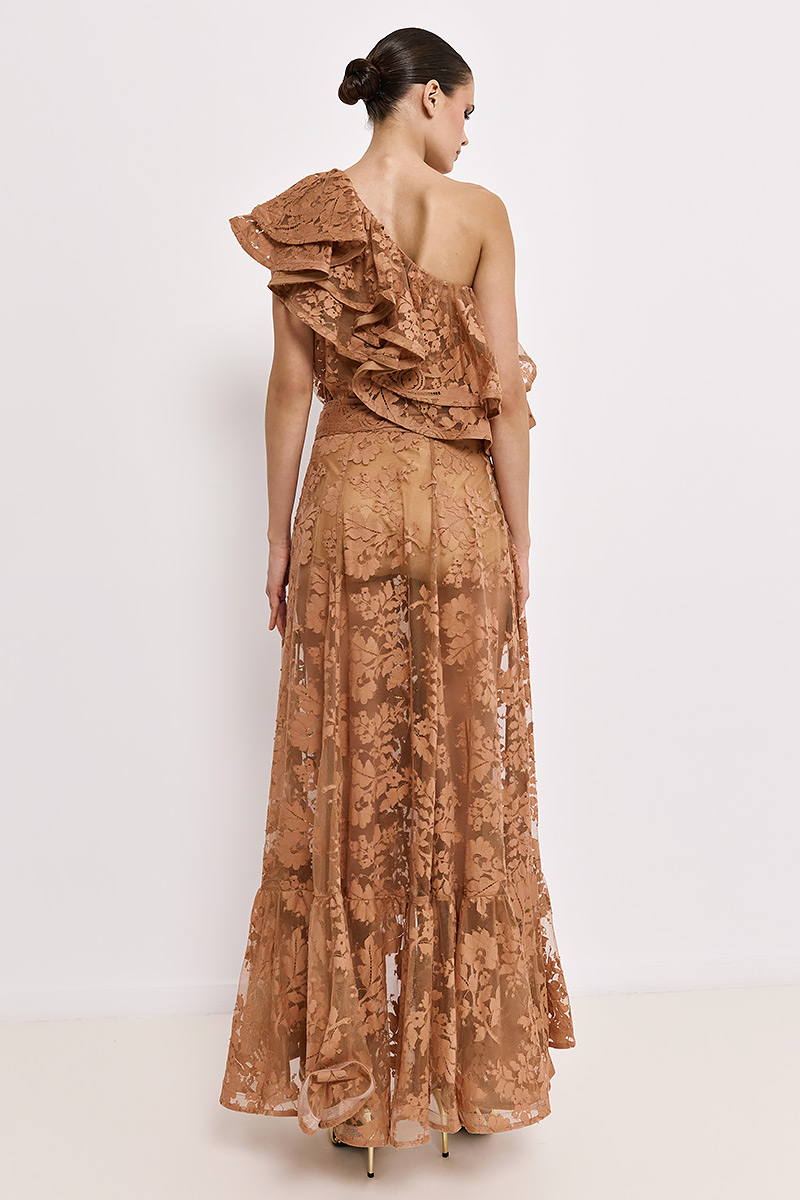 ΜΑXI SKIRT WITH EMBROIDERY