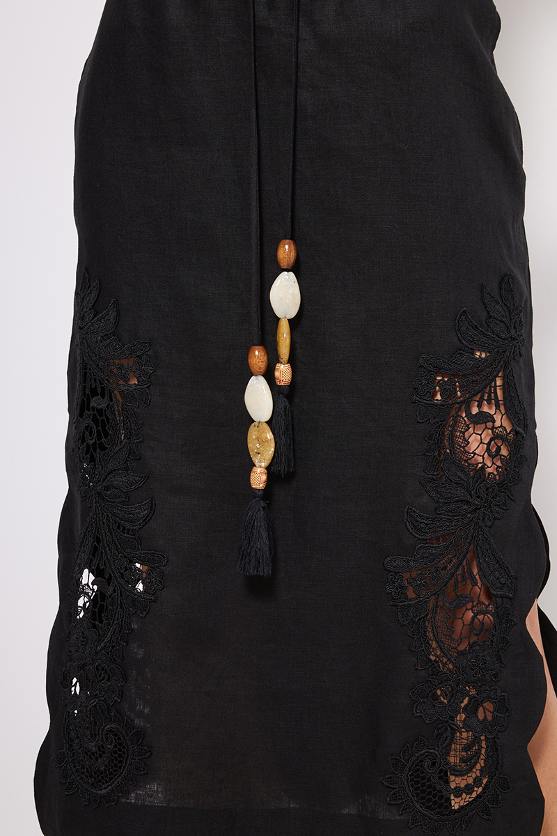 MIDI EMBROIDERY SKIRT