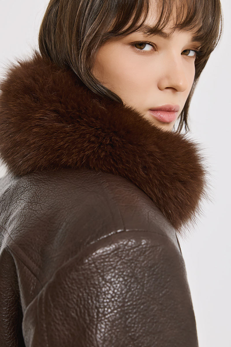 LEATHER-LOOK JACKET