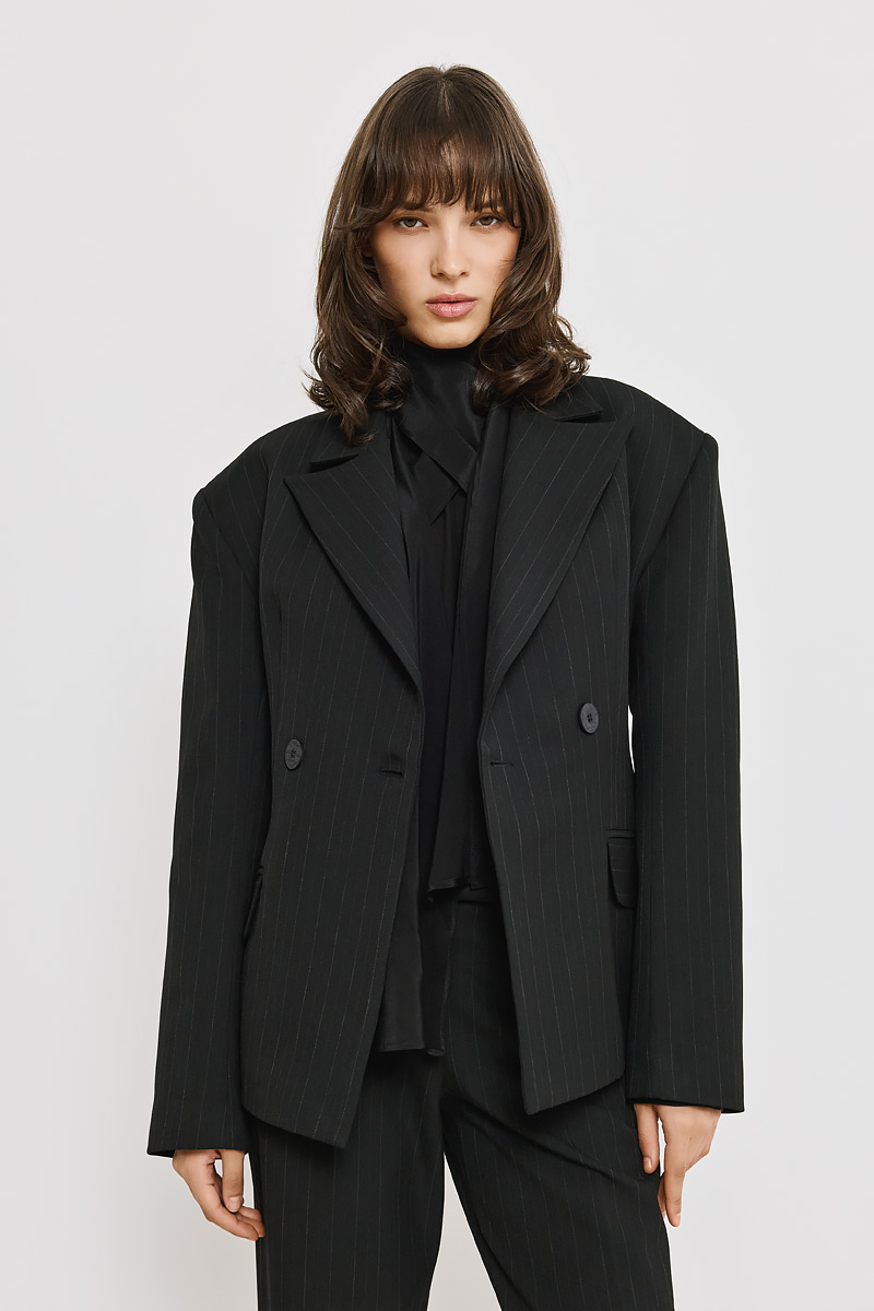 PINSTRIPE BLAZER