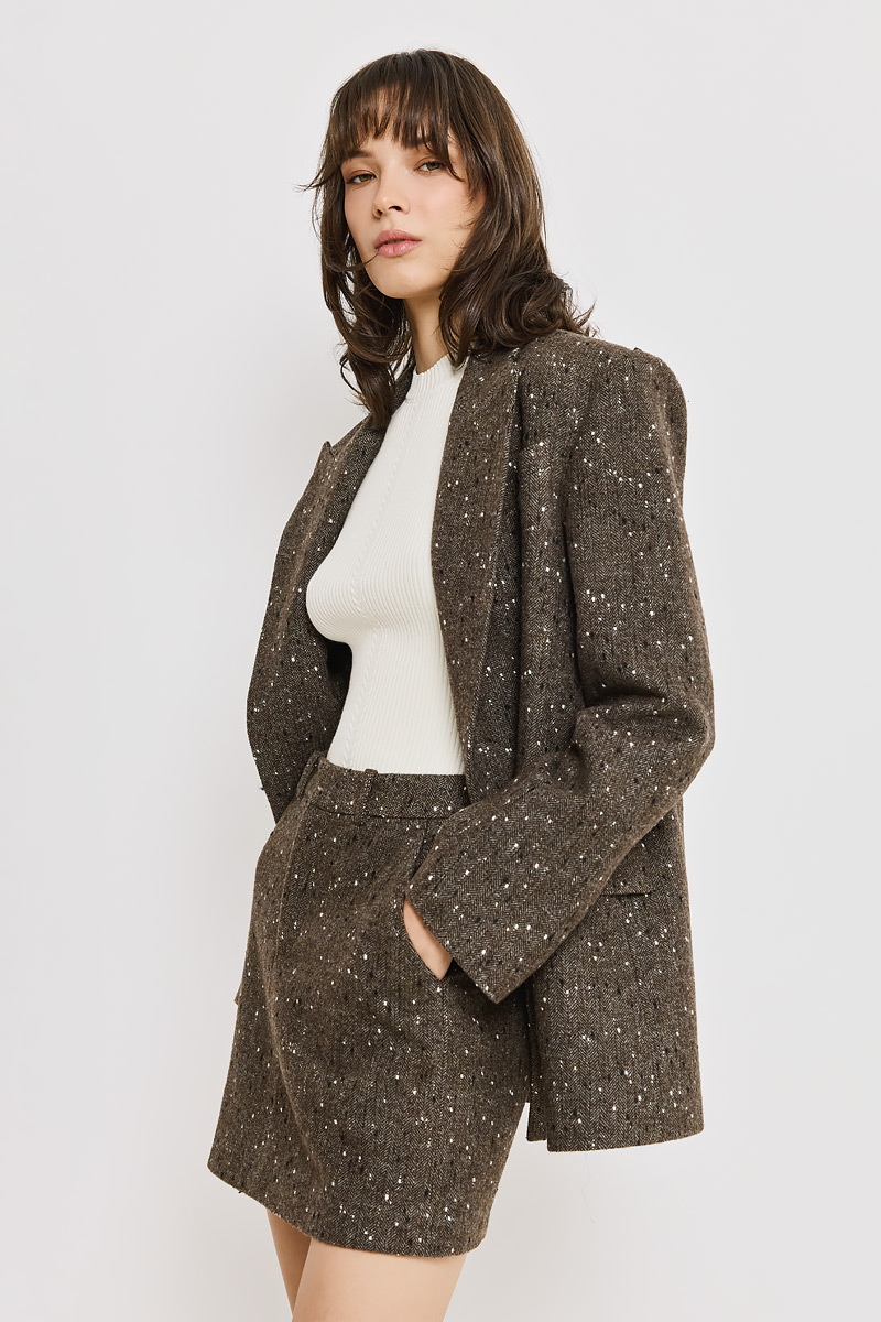 WOOL TWEED BLAZER