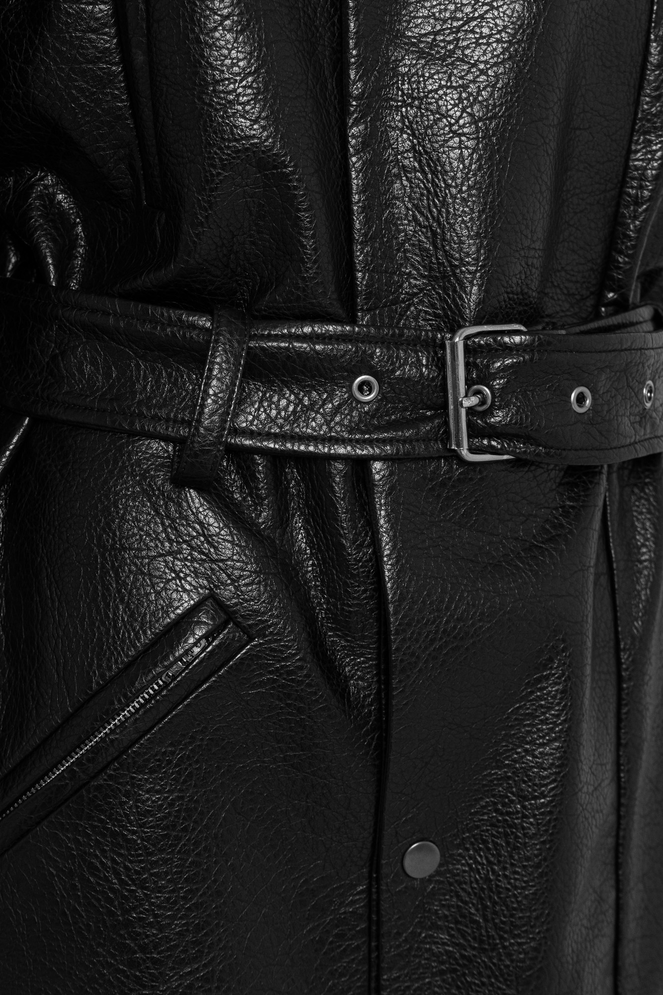 ΜΑΚΡΥ ΠΑΛΤΟ ΣΕ ΥΦΗ ΔΕΡΜΑΤΟΣ ΜΕ ΖΩΝΗ ΜΑΚΡΥ ΠΑΛΤΟ ΣΕ ΥΦΗ ΔΕΡΜΑΤΟΣ ΜΕ ΖΩΝΗ