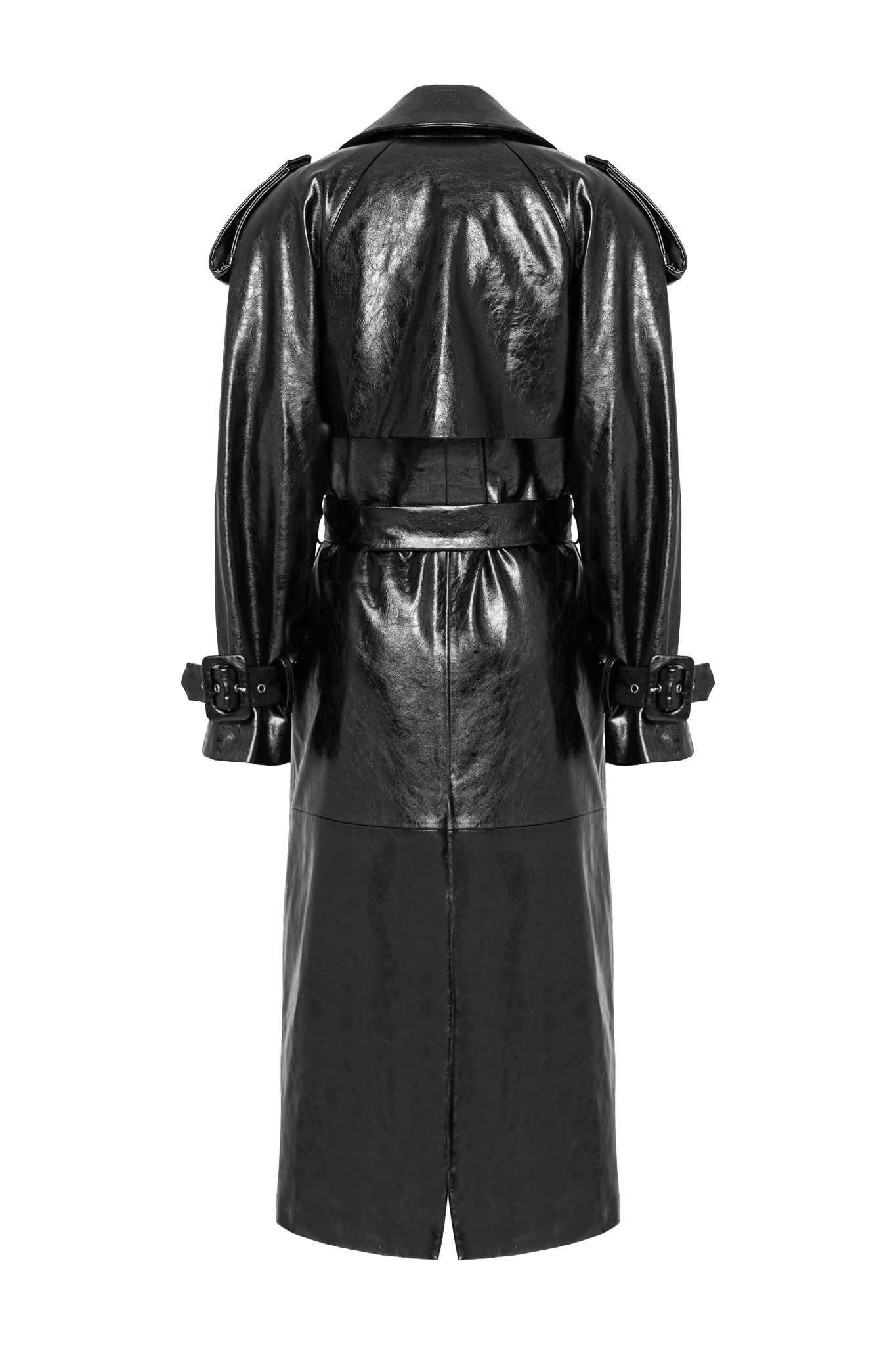 LEATHER-TEXTURED COAT LEATHER-TEXTURED COAT