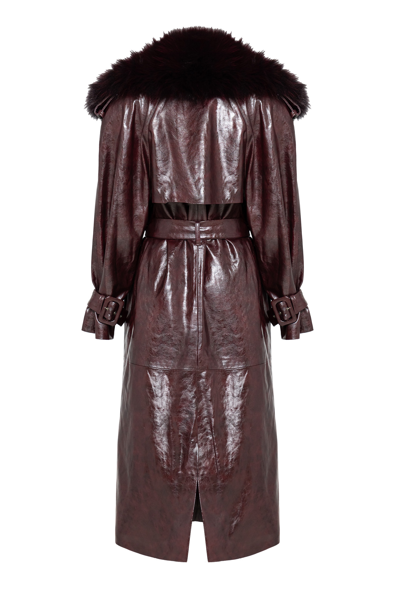 LEATHER-TEXTURED COAT LEATHER-TEXTURED COAT