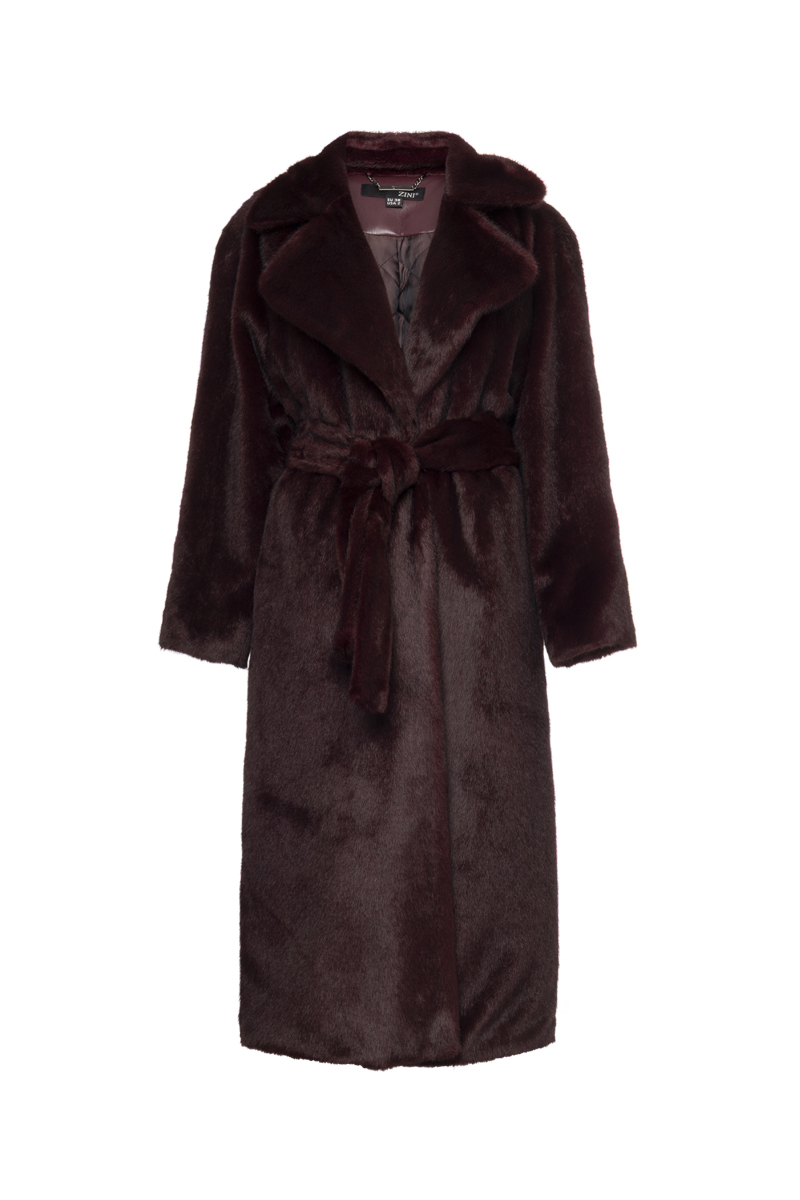 LONG FAUX FUR COAT LONG FAUX FUR COAT