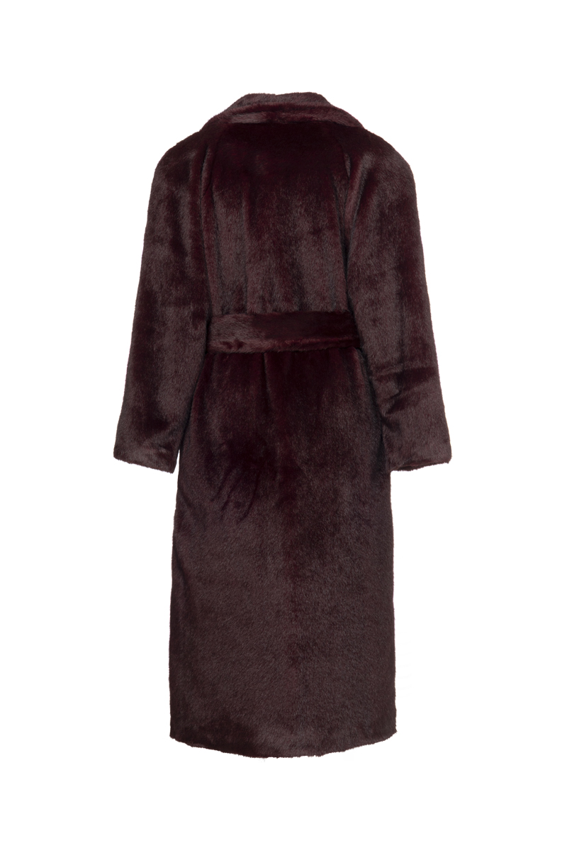 LONG FAUX FUR COAT LONG FAUX FUR COAT