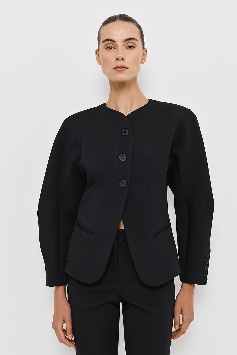 JACKET WITHOUT COLLAR