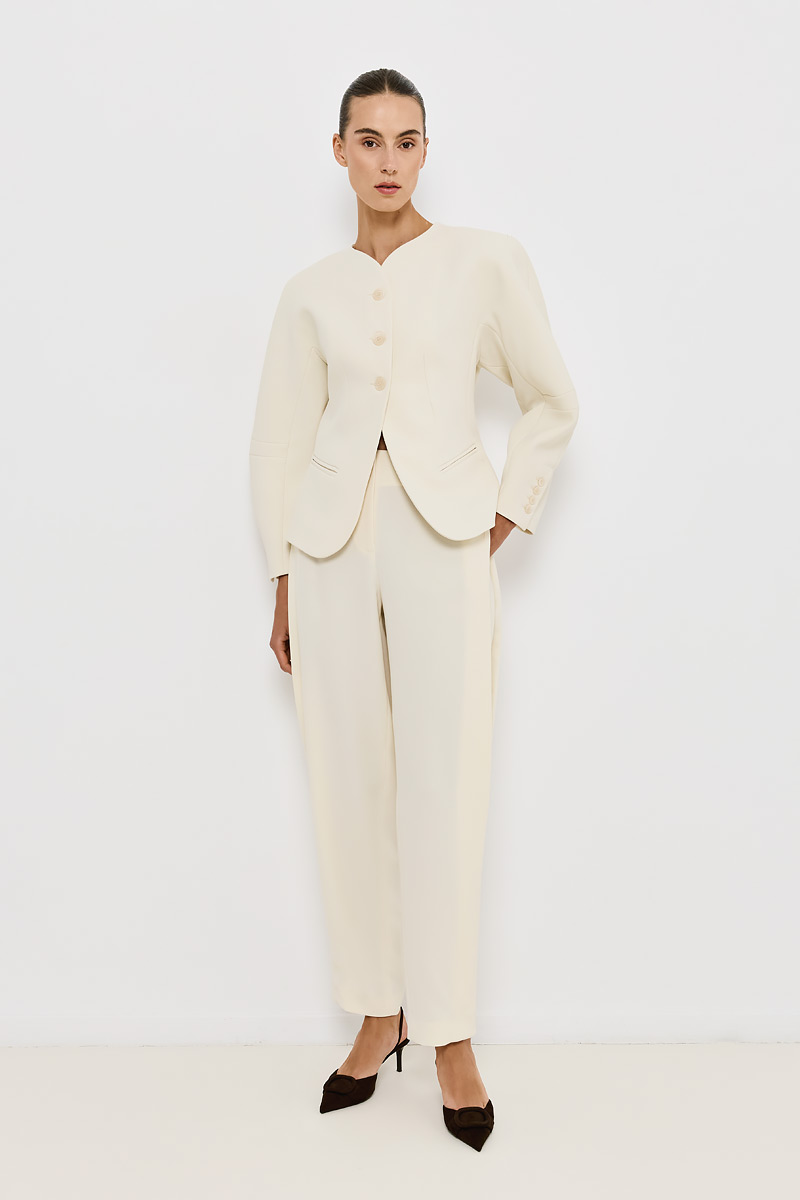 JACKET WITHOUT COLLAR