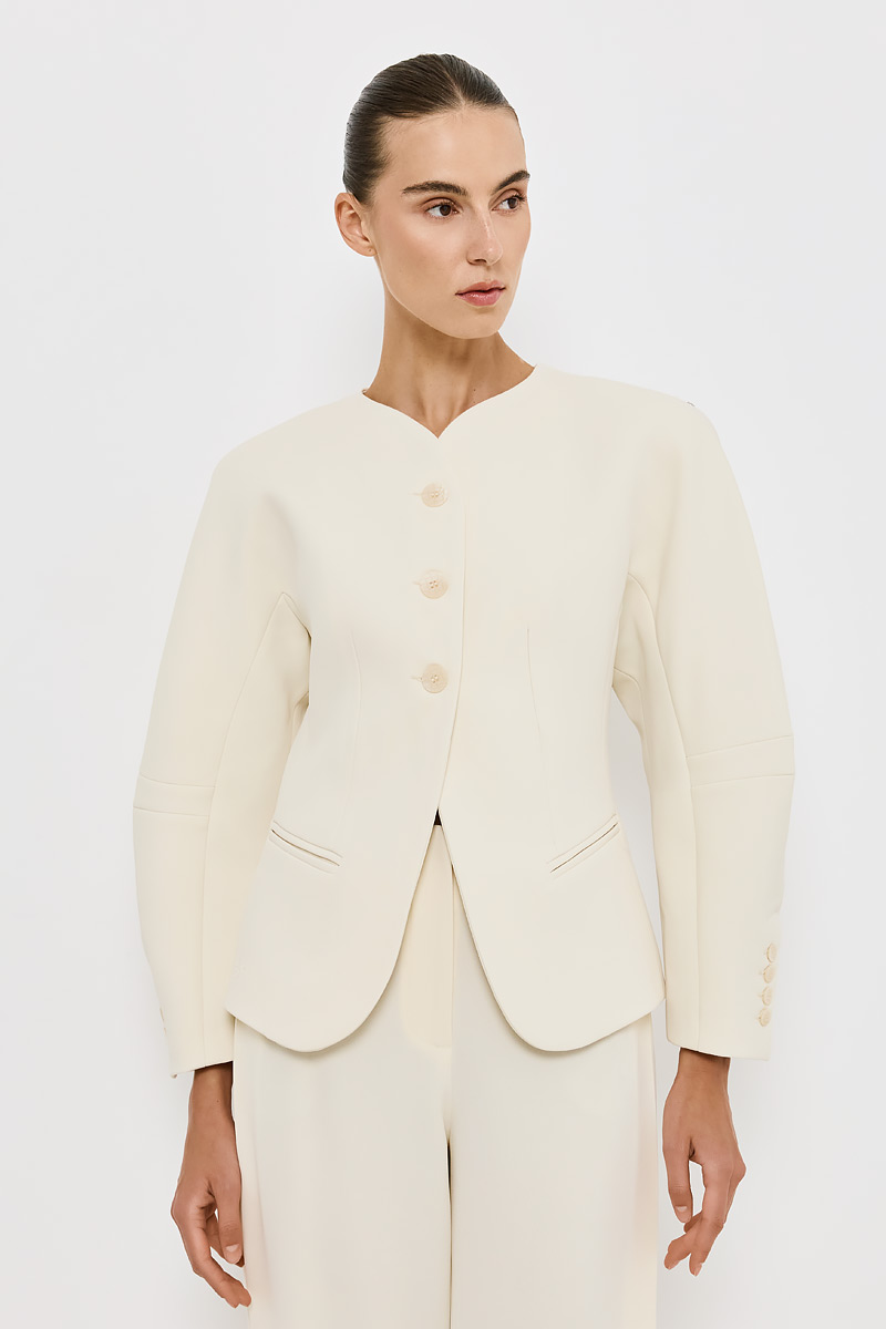 JACKET WITHOUT COLLAR