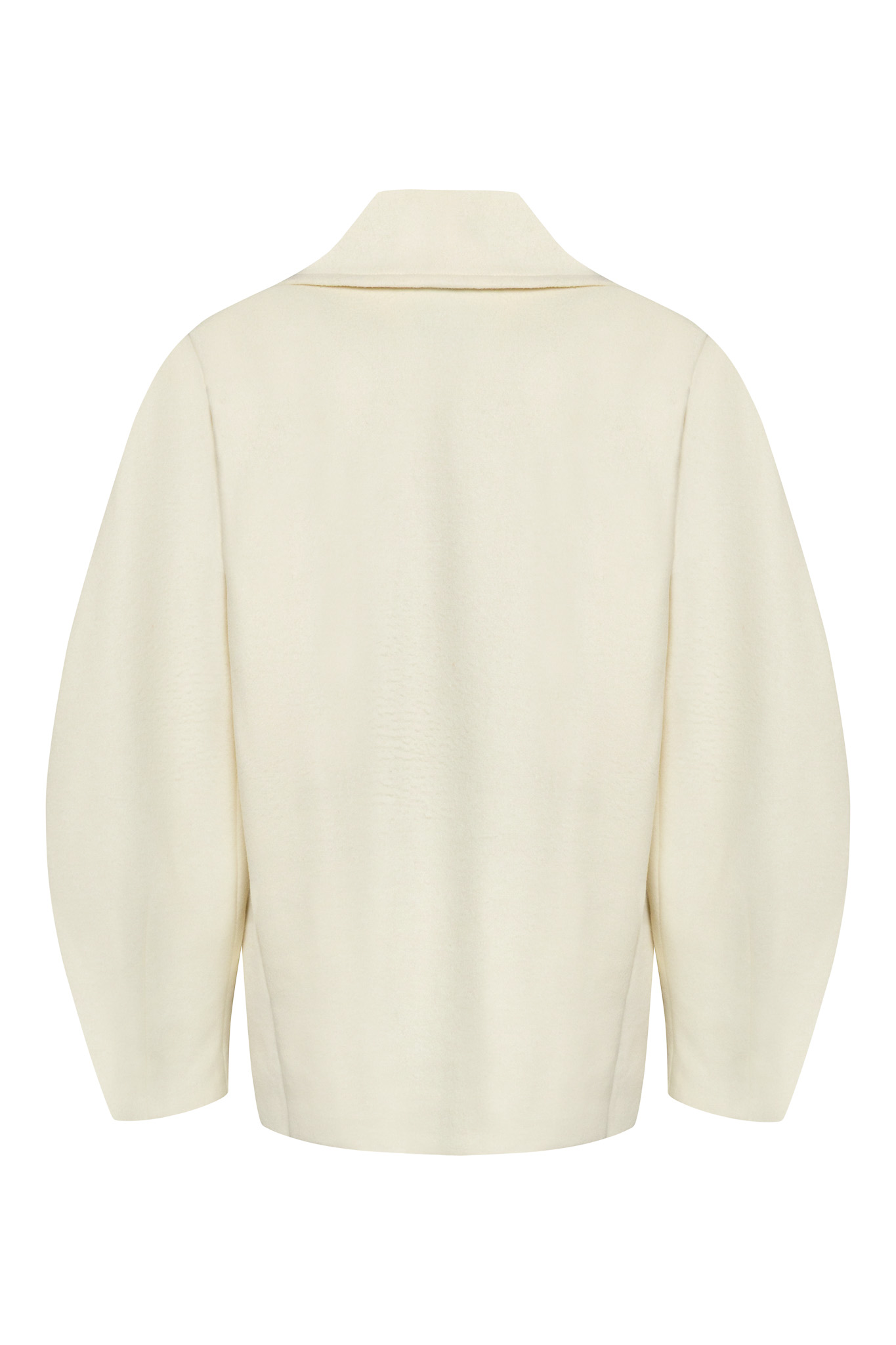 ΜΑΛΛΙΝΟ HMIΠΑΛΤΟ ΜΕ ΔΙΠΛΟ ΚΟΥΜΠΩΜΑ