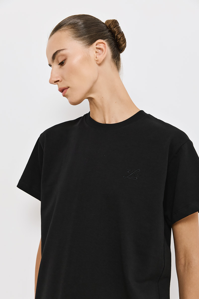 ΒΑΜΒΑΚΕΡΟ T-SHIRT ΜΕ ΙΣΙΑ ΓΡΑΜΜΗ