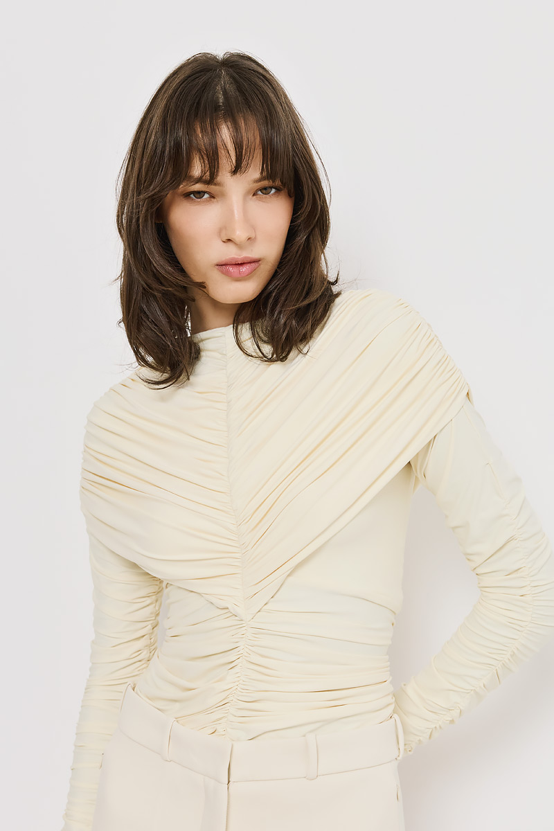 RUCHED BLOUSE
