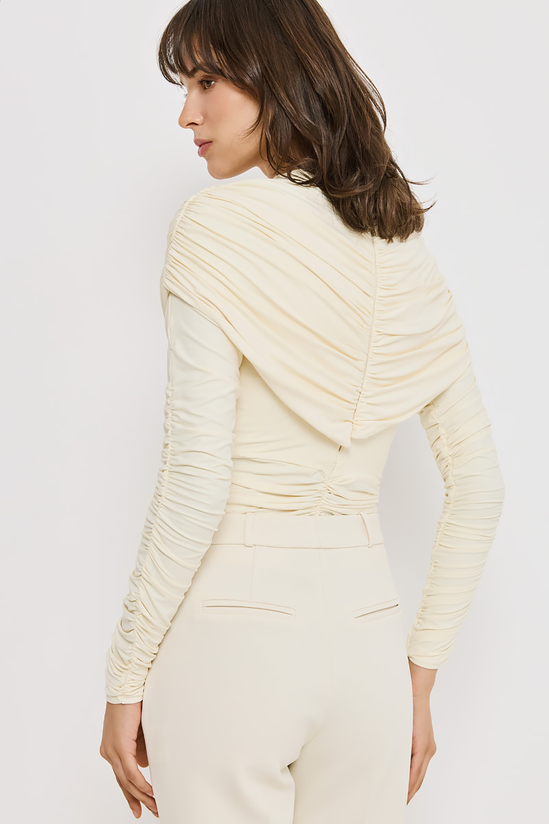 RUCHED BLOUSE