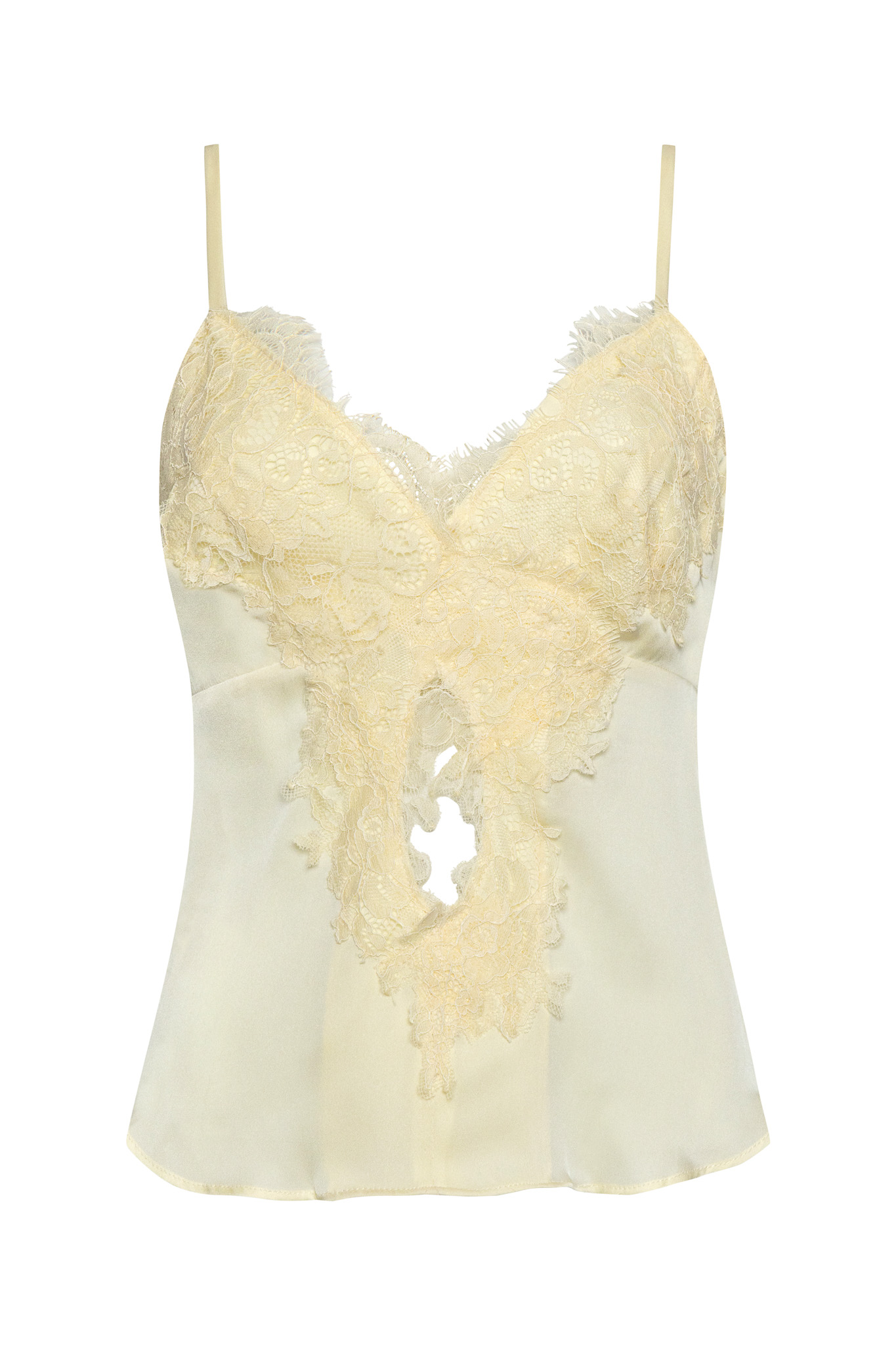 SILK TOP WITH LACE SILK TOP WITH LACE