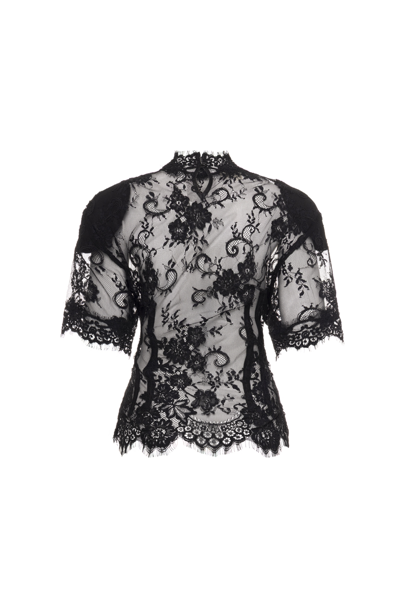 LACE SLEEVE TOP